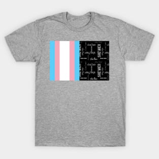 Trans Flag, She/Her Pronouns - Identity Pride T-Shirt